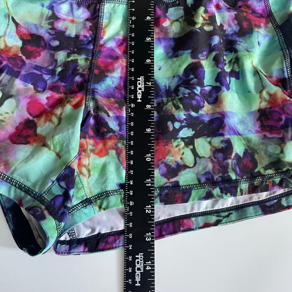 Athleta Womens Running Shorts Size Medium Floral Print Activewear - Picture 8 of 12